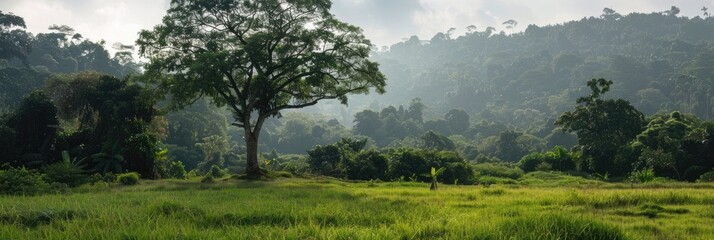 Discovering the Natural Beauty: Stunning Landscapes of Green Forests, Summer Grass, and Scenic Views