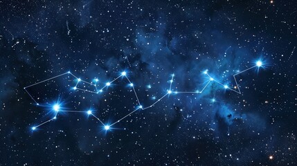 Universe filled with stars, nebula and galaxy AI generated