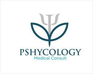 psychology leaf logo designs for medical consult logo