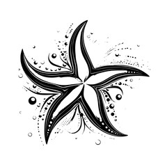 illustration of starfish