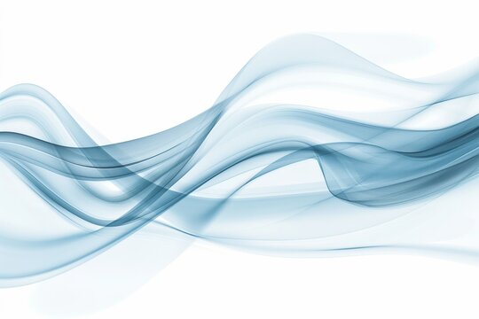 Minimalist blue wave pattern with a fluid, serene aesthetic perfect for backgrounds