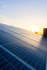 Solar power panel. Green energy. Electricity. Power energy pannels. Solar batteries production.