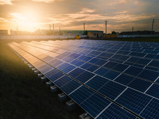 Solar power panel. Green energy. Electricity. Power energy pannels. Solar batteries production.