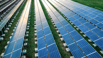 Solar power panel. Green energy. Electricity. Power energy pannels. Solar batteries production.