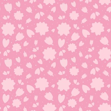 pink sakura blossom pattern collection