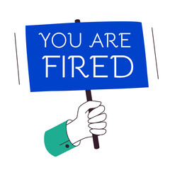 Fired banner modern colorful style for social media, post, sticker, poster