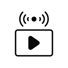 Video Streaming vector icon