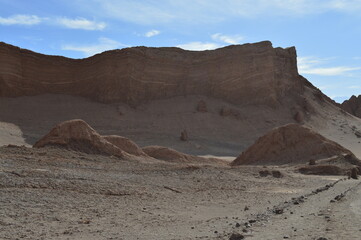 Vista do Anfiteatro no Deserto de Atacama
