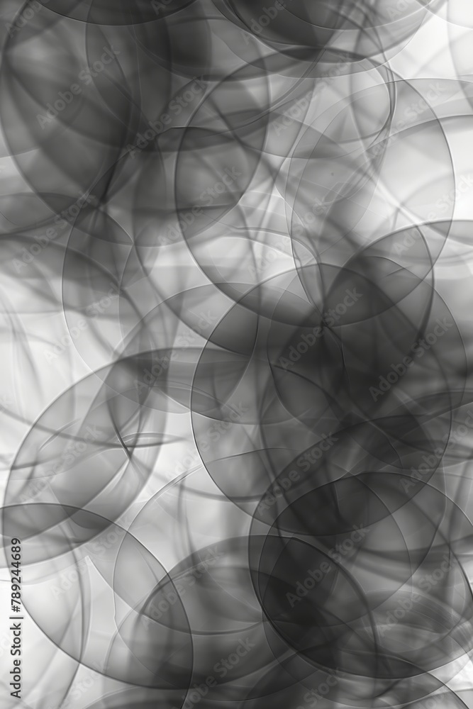 Aufkleber elegant abstract grey bokeh lights in defocused blurred style for sophisticated background design