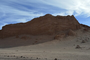 Formações no deserto do Atacama