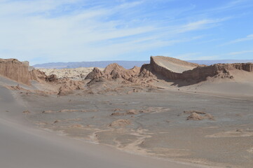 Anfiteatro no Valle de la Luna no Deserto do Atacama