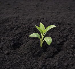sprout in soil