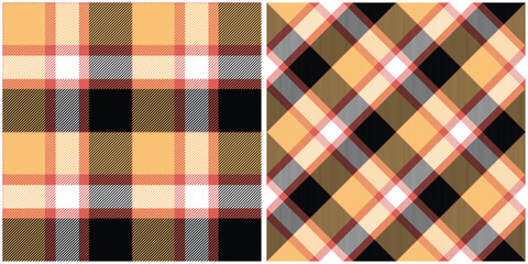 Tartan Pattern Seamless. Tartan Plaid Vector Seamless Pattern. Traditional Pastel Scottish Woven Fabric. Lumberjack Shirt Flannel Textile. Pattern Tile Swatch Included.