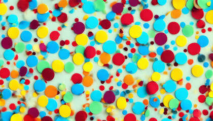 pattern Polka made confetti dot abstract texture wallpaper pink red colours white blue paper colourful illustration retro vintage background textile bright decoration bi - obrazy, fototapety, plakaty