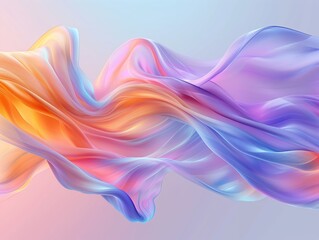 Abstract background with colorful pastel colors, soft shapes and smooth gradients 