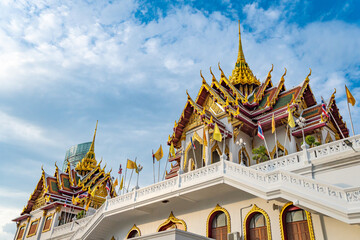 Wat chanasongkram, Bangkok, Thailand, Magnificent architecture of Asia