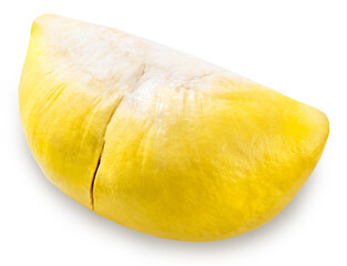 Fresh durian isolated on white background, Durian fruit isolated on white background With clipping path.
