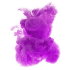 Fototapeta premium Ink explosion png purple splash color