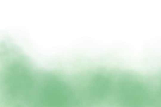 Fog or smoke, green smoke clouds on floor, isolated transparent special effect. Vector illustration, morning fog over land or water surface, magic haze. dark green vapor effect