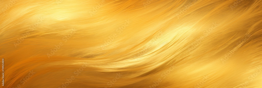 Poster golden textured background with brush stroke patterns. luxurious gold abstract artwork. generative a