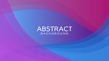 Abstract background with colorful layered and dynamic transparent curved shapes