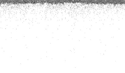 Glittery silver particles on the top background transparent png