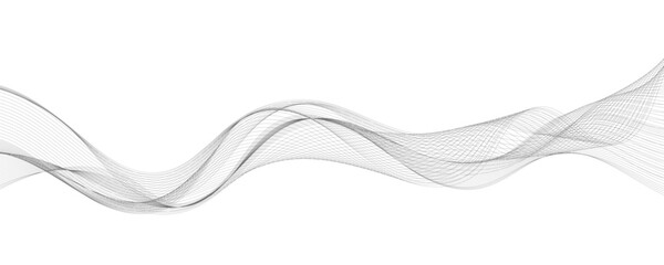 Abstract vector background with wavy lines
