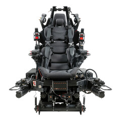 Ejector seat isolated on transparent background