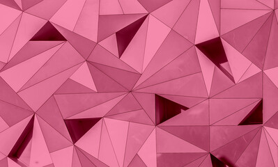 Obraz premium Dark Baby Pink Abstract 3d geometric background design