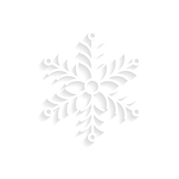 Set of cute snowflakes. Snowflake collection for design Christmas and New Year banner and cards. Winter flat vector decorations elements. Background for winter and Christmas theme.
