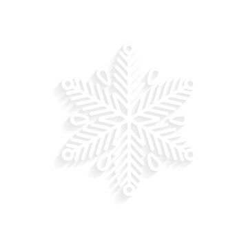 Set of cute snowflakes. Snowflake collection for design Christmas and New Year banner and cards. Winter flat vector decorations elements. Background for winter and Christmas theme.
