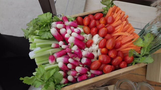 Plateau crudit&eacute;s