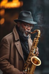 Jazz Music Band In A Restaurant On A International Jazz Day