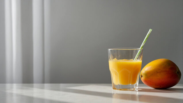 Image of mango juice and mango fruit 9