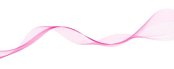 Line art striped graphic template. Vector illustration