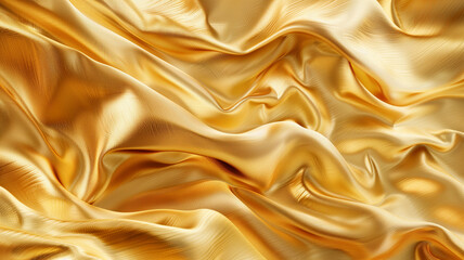 Obraz premium Abstract golden silk or satin background photo.