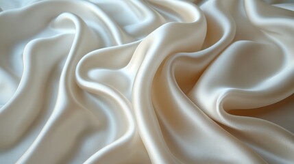 Obraz premium Close-Up White Fabric Texture