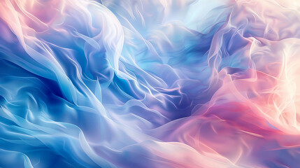 Obraz premium An artistic depiction of background that blurs from a frosty blue to a delicate pink, creating a dreamy and ethereal visual experience. as seen in an image.