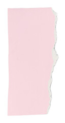 Ripped paper pink element png in handmade craft
