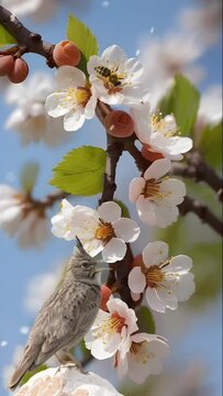 cherry blossom in spring time