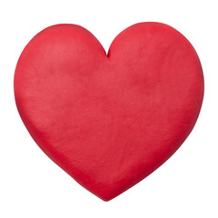 Heart png dry clay red cute graphic for kids