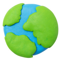 Png earth clay icon cute DIY environment creative craft graphic