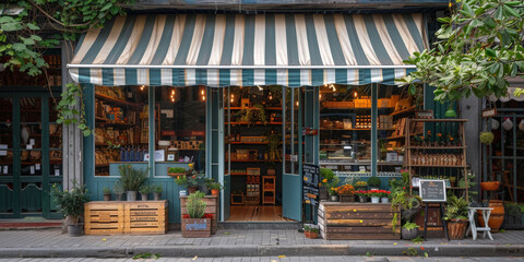 vintage-style grocery store