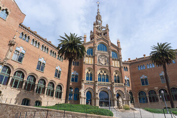 Fototapeta na wymiar Hospital de Sant Pau, Barcelona, Katalonien