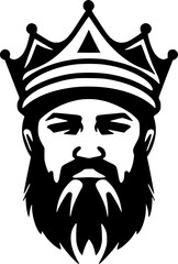 King - High Quality Vector Logo - Vector illustration ideal for T-shirt graphic
