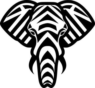 recommend clip art: Elephant - Minimalist and Flat Logo - Vector illustration
