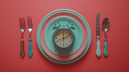 Meal planning for diet concept
