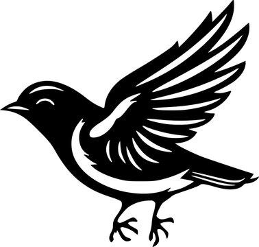 recommend clip art: Sparrow - High Quality Vector Logo - Vector illustration ideal for T-shirt graphic