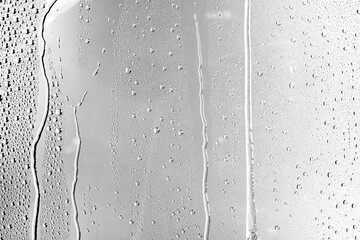 Naklejka premium Water drop png texture, transparent background