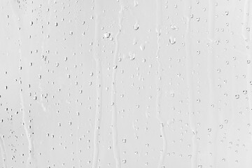 Obraz premium Water drop png texture, transparent background, rainy window